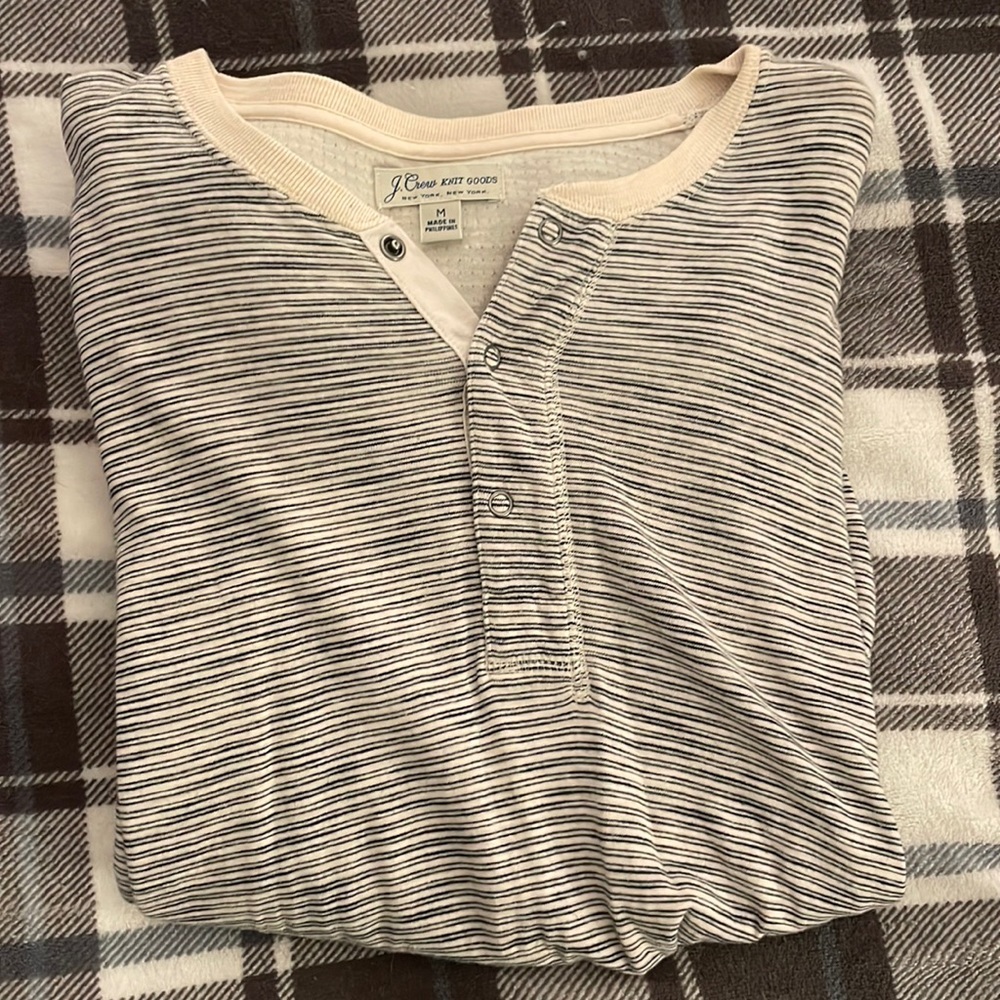 Mens Jcrew long sleeve- medium